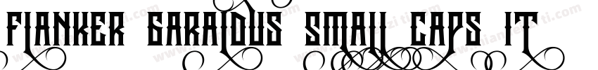 Flanker Garaldus Small Caps Italic字体转换